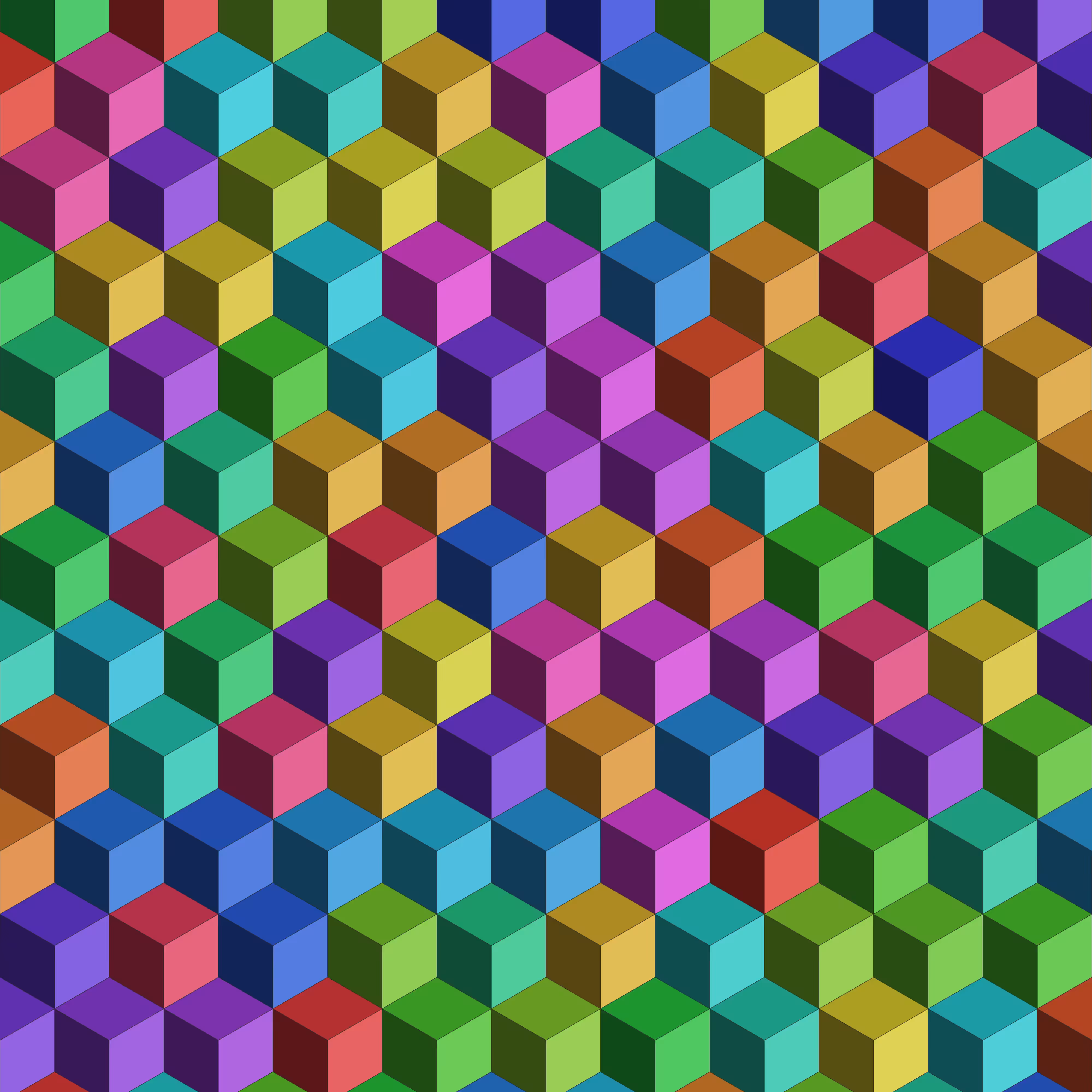 Colorful Cubes
