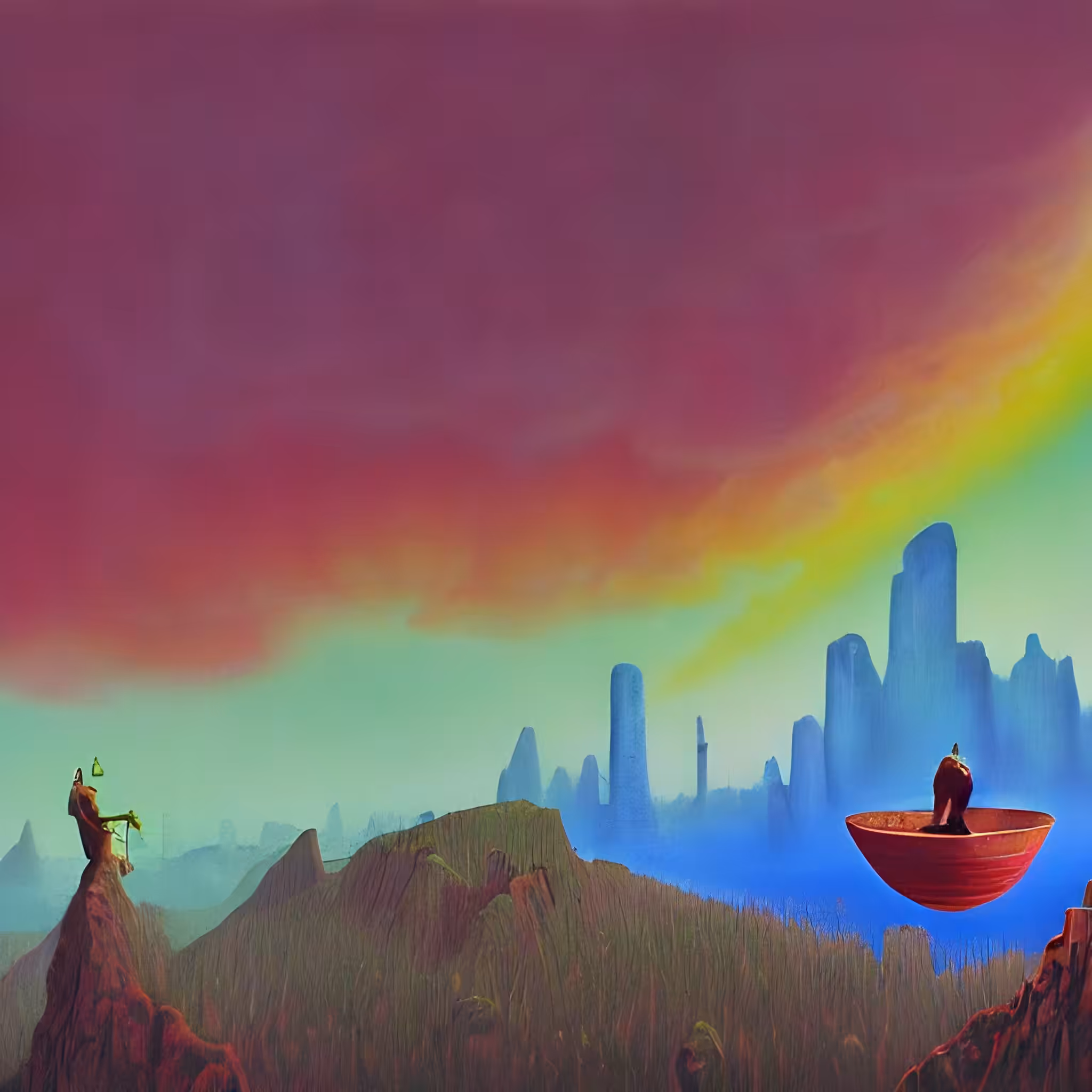Rowboat on a Static World