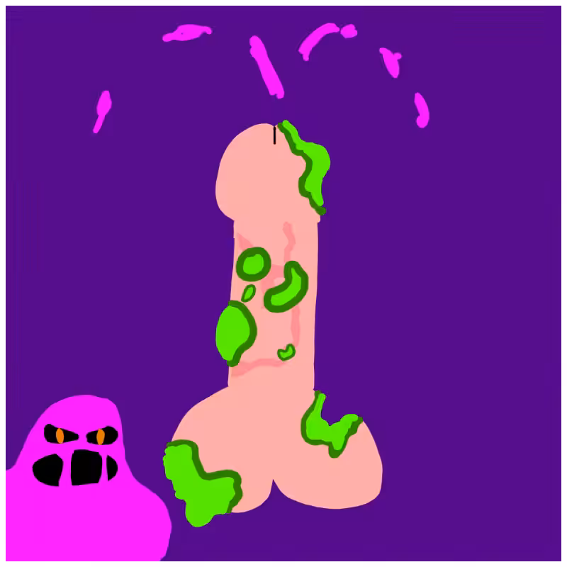 Decayed Dickgenerative Art #58