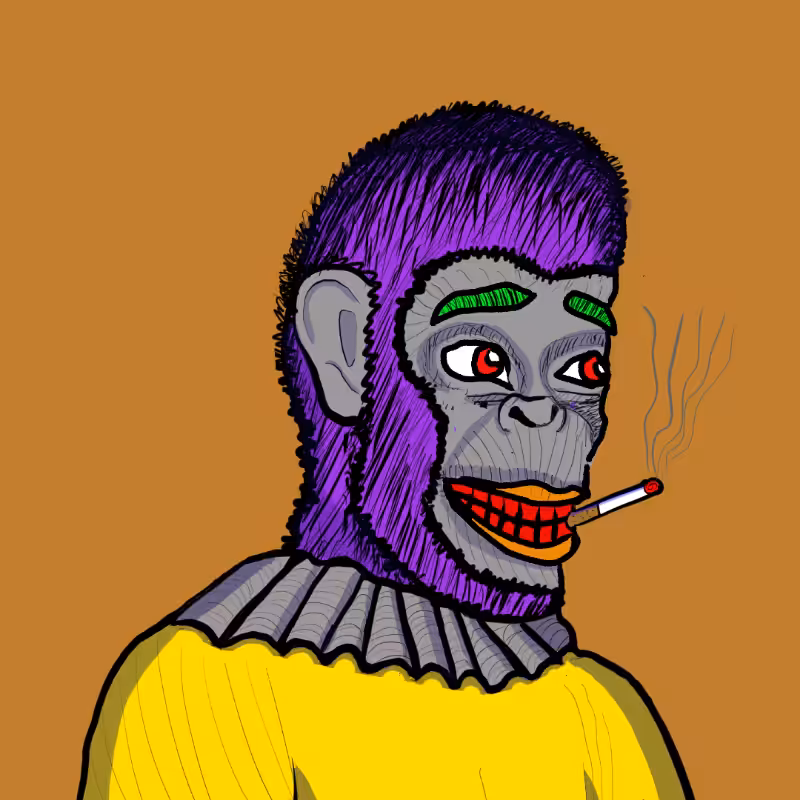 Clown Ape Club Tezos Ultra Superior-CACTUS #10