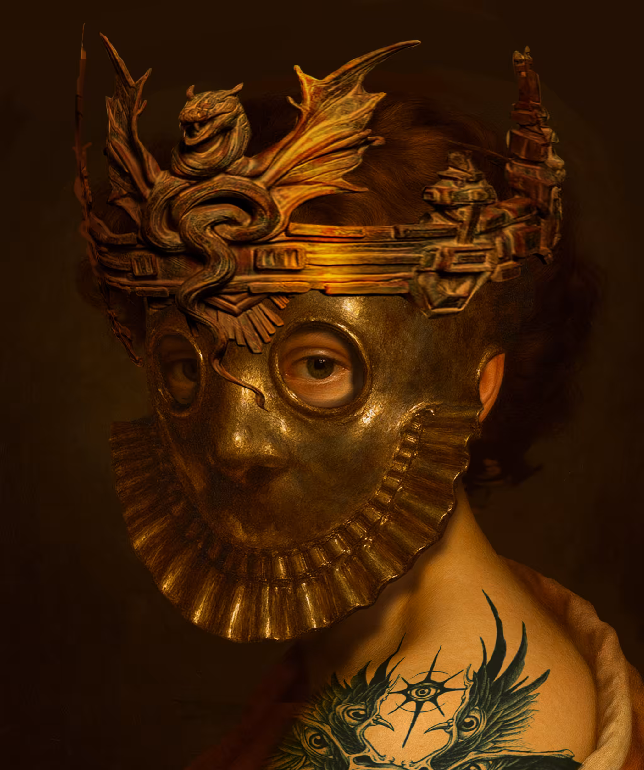 The masked Queen