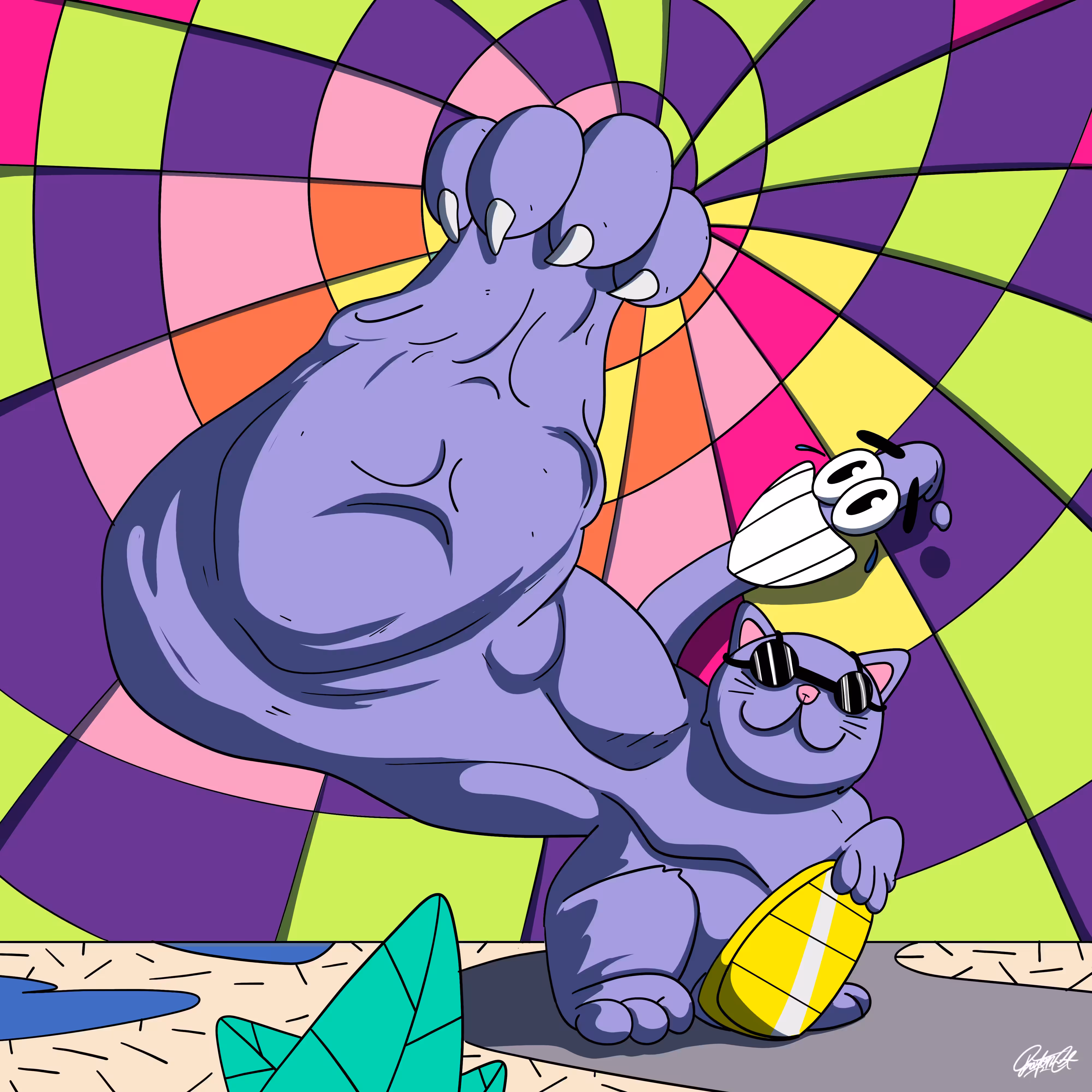 STRONKKK CAT