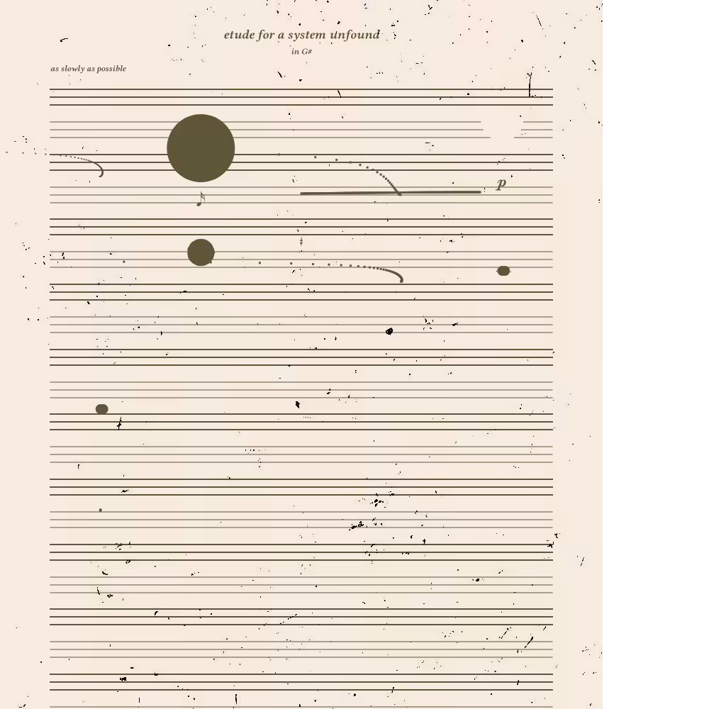 etude for a system unfound #8