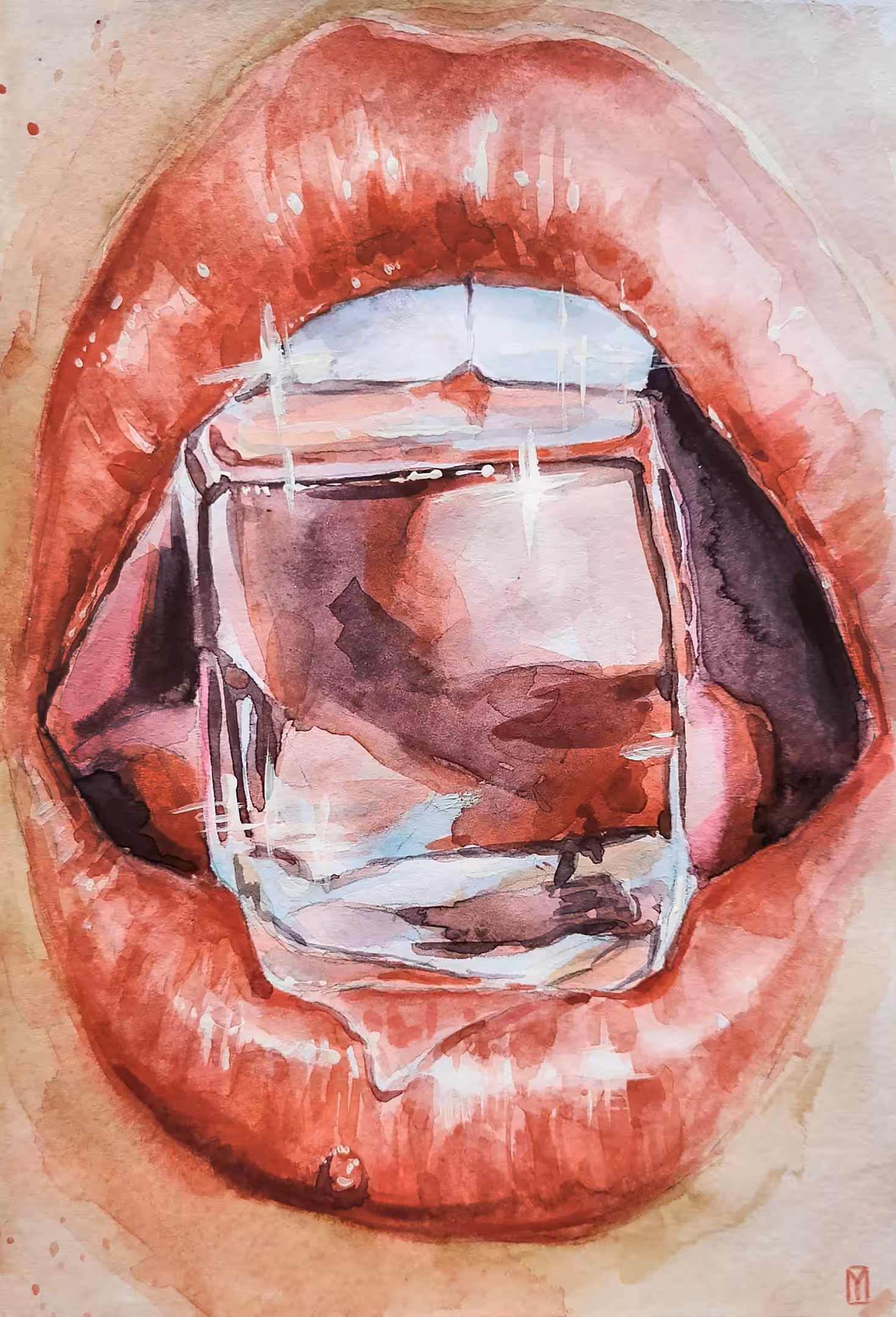 Hot ice