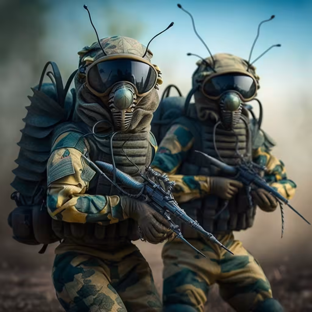 Soldiers 9, 10