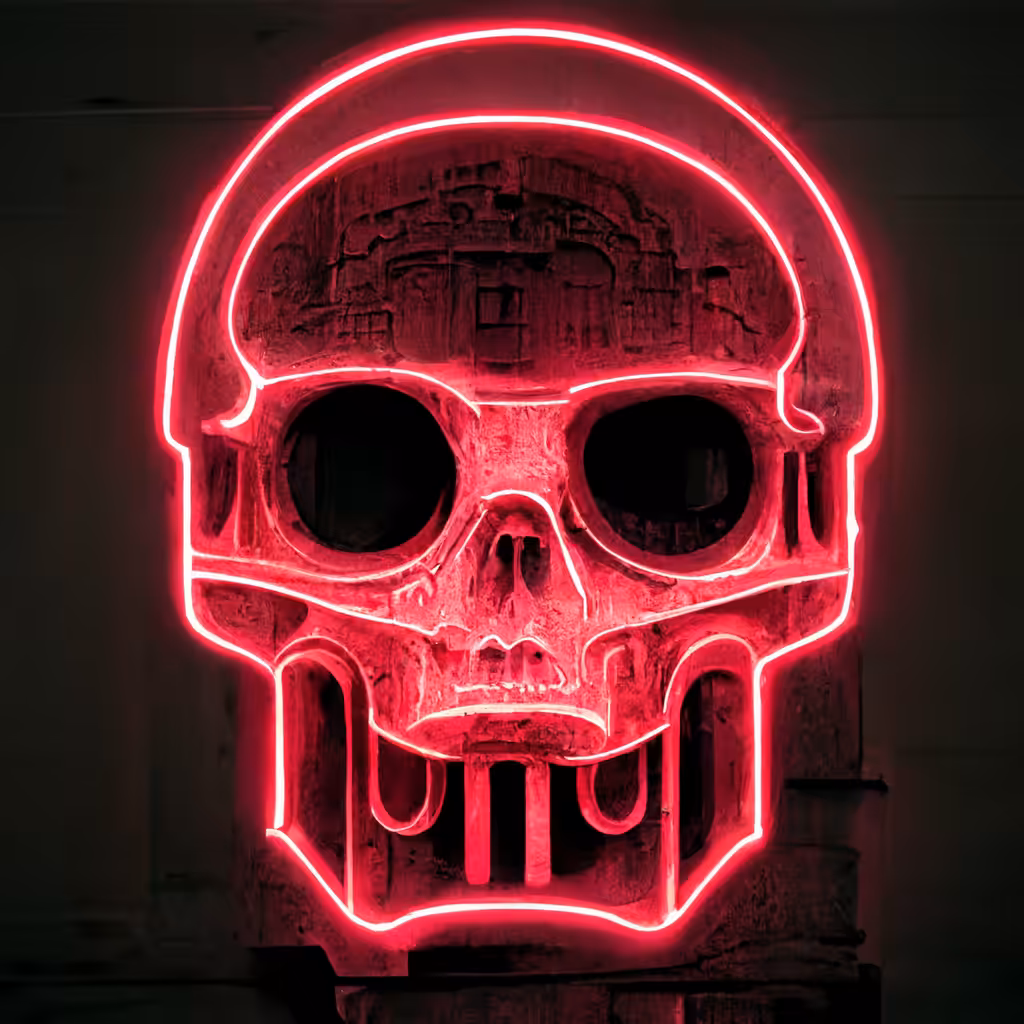 Neon Skull 47