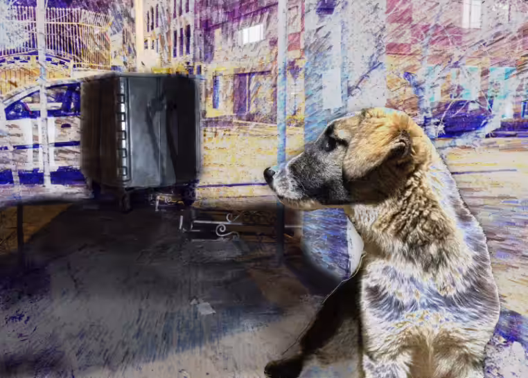The free dog’s dream/ the city life