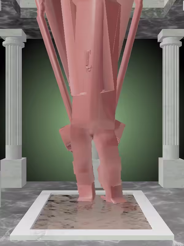 HeavenComputer: The Fading Loser Sealwax Red Woman #1405