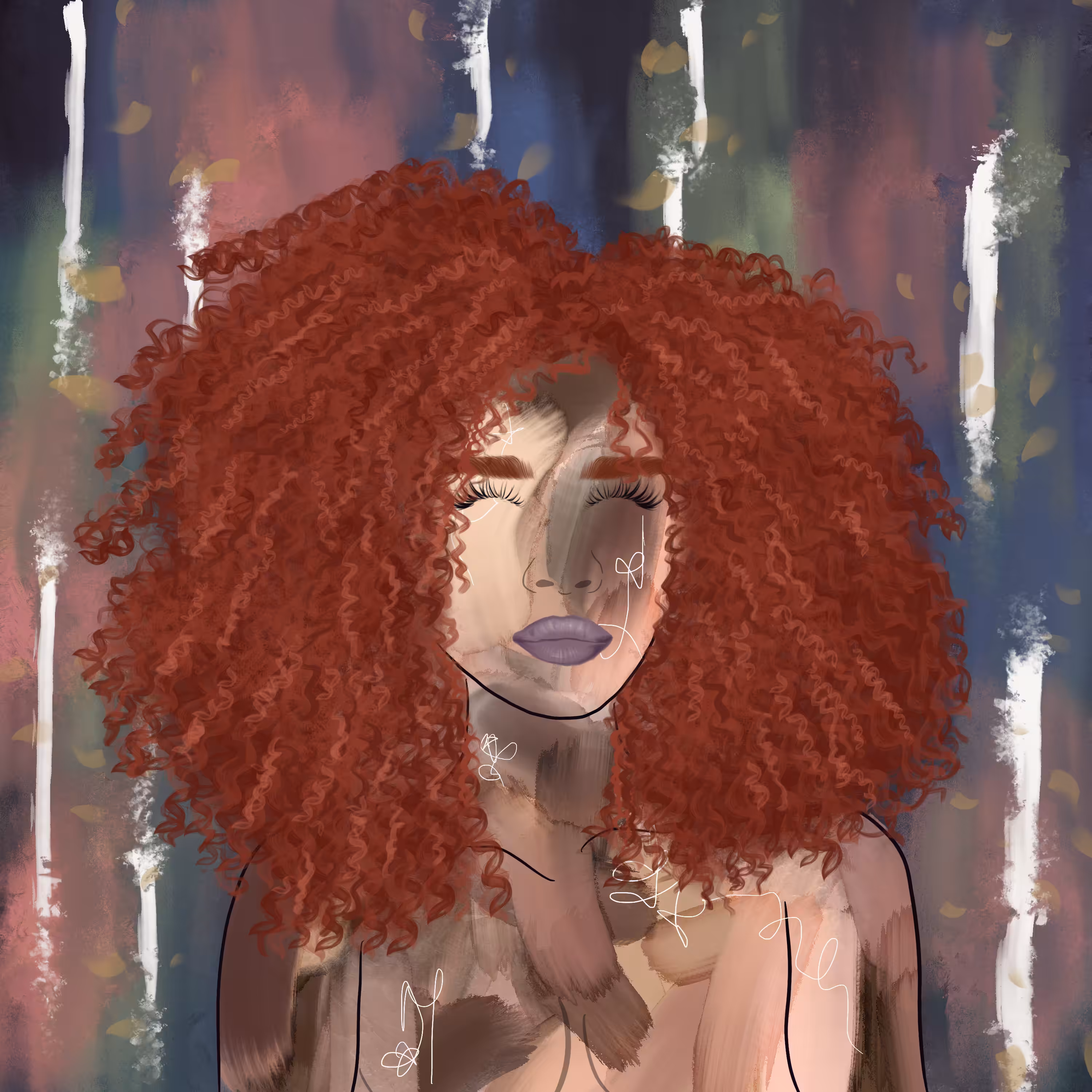 Curly Goddess #032