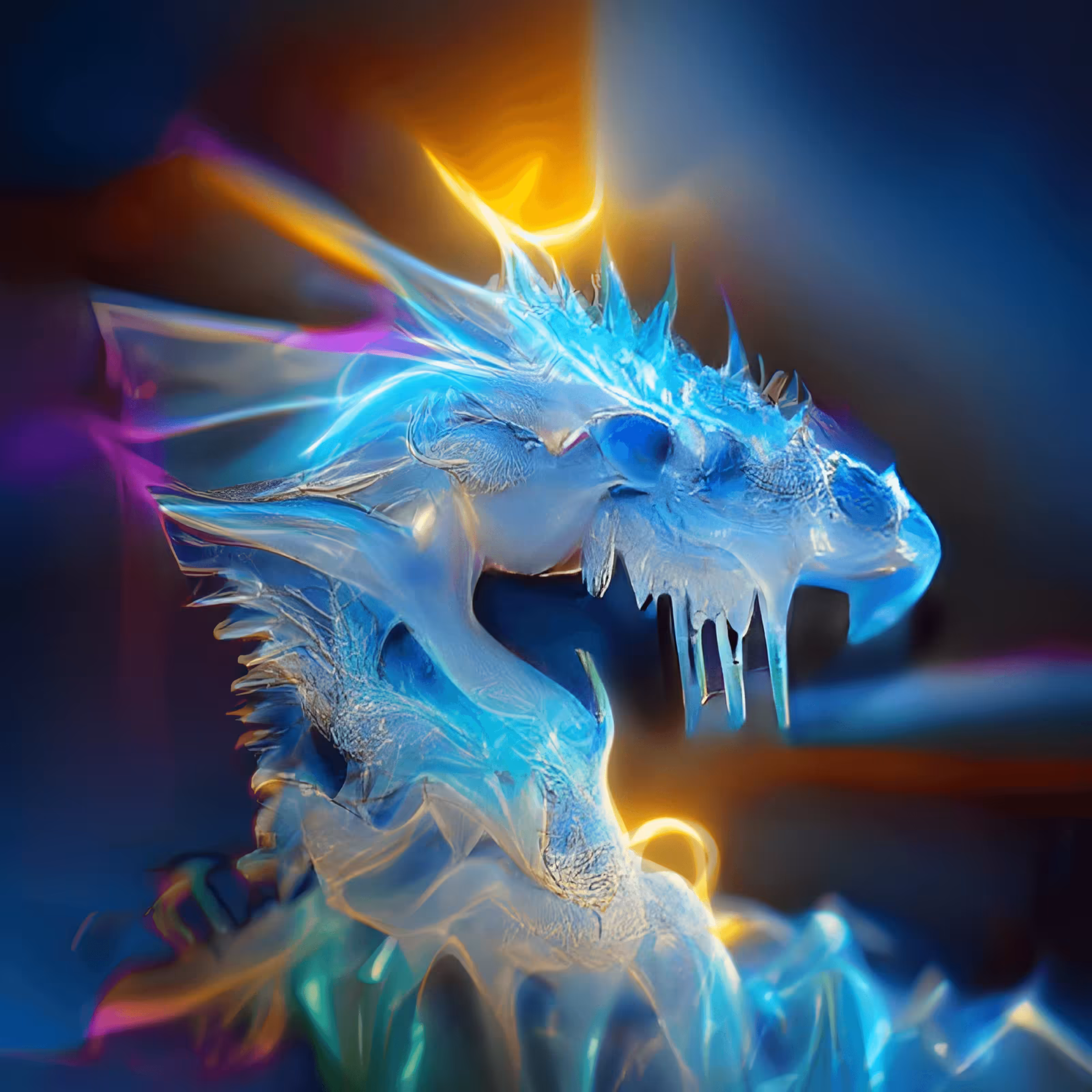 Rainbow Ice Dragon