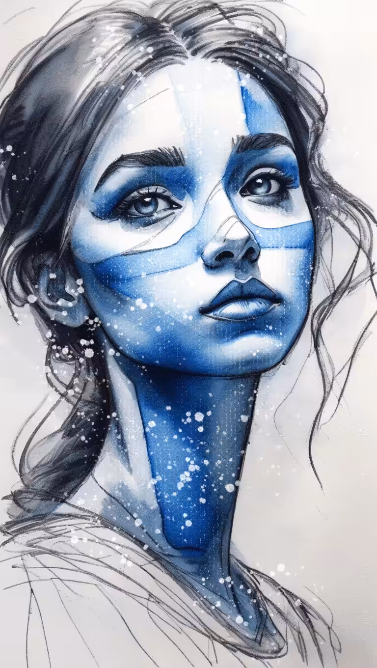 blue face #5