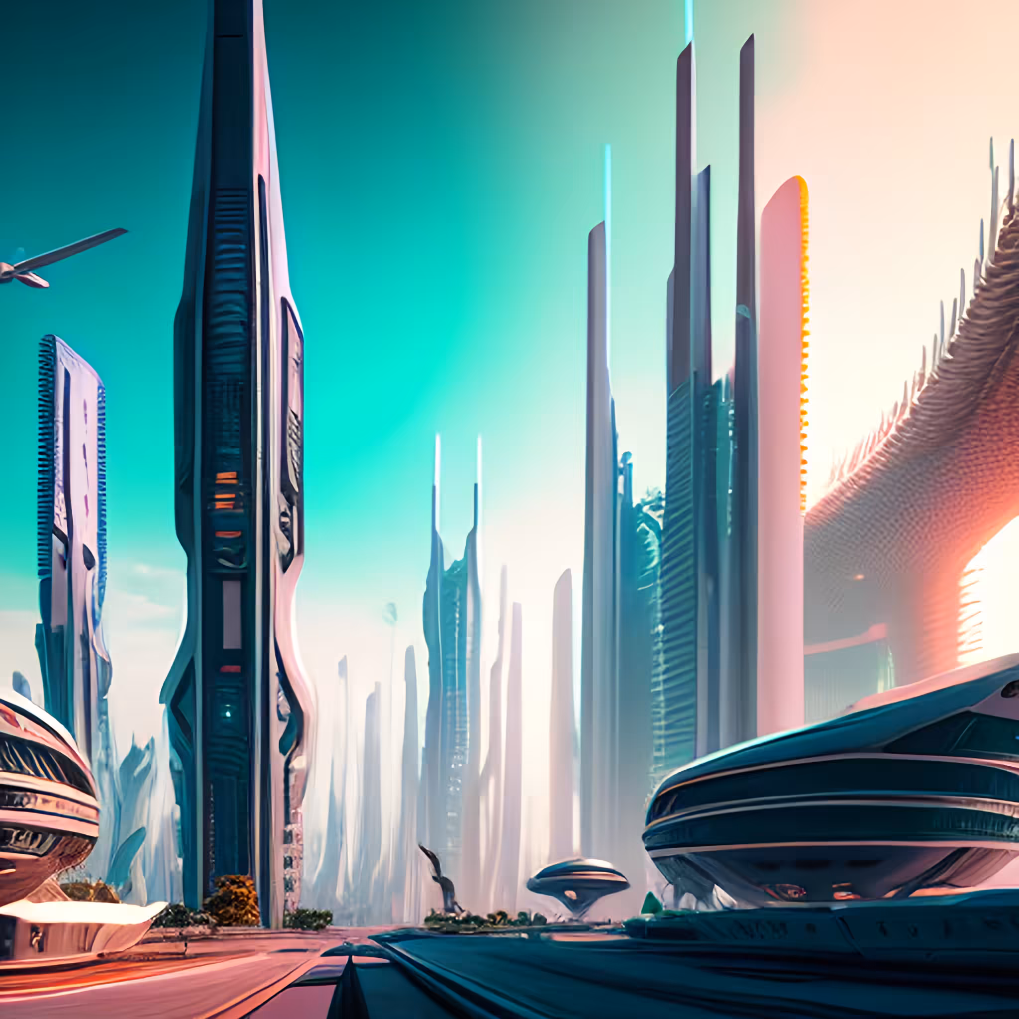 FUTURISTIC CITY #99