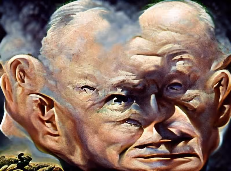 Frank Frazetta's Portrait of Dwight D. Eisenhower