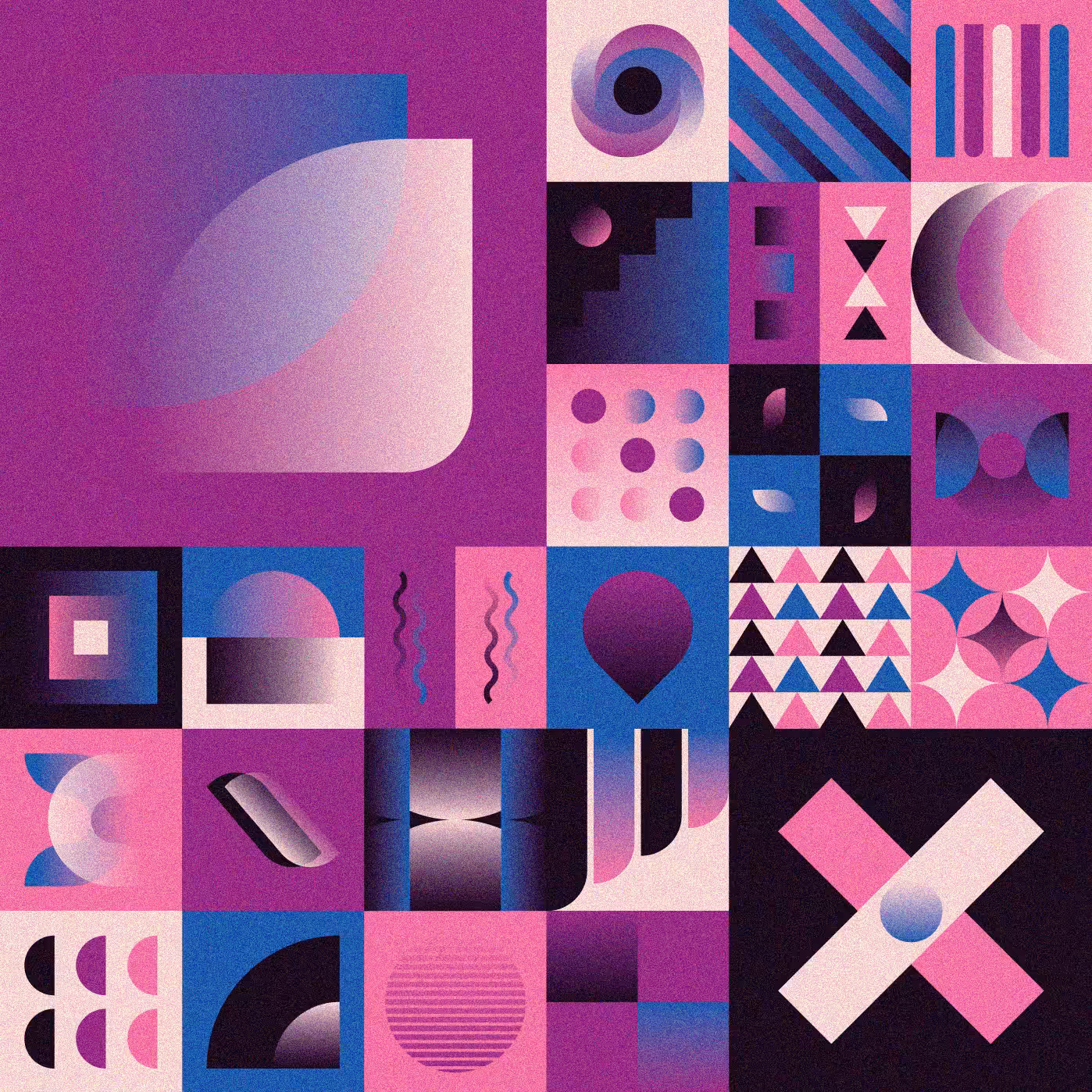 Shadient Grids #43
