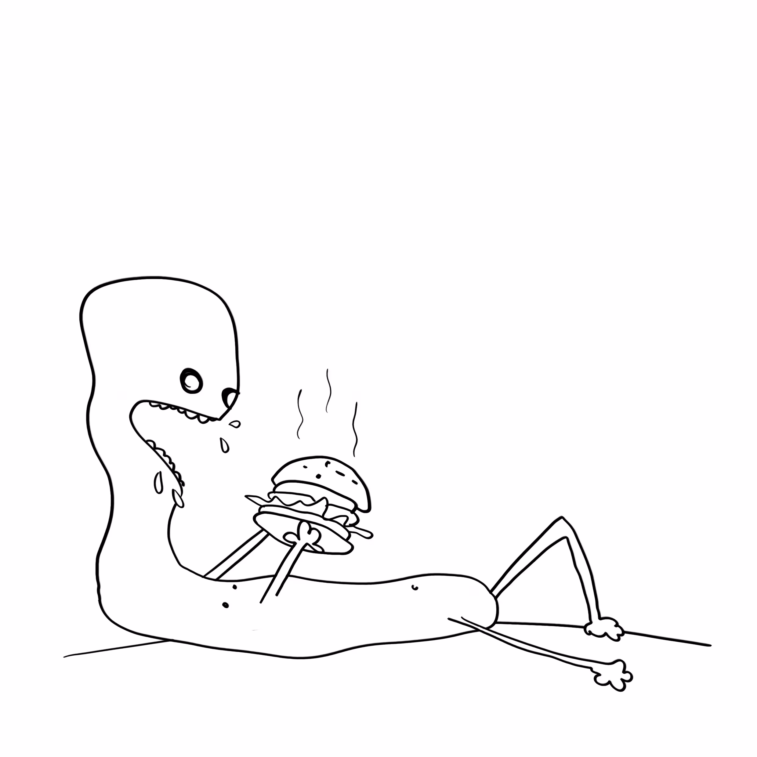 The most delicious hamburger 