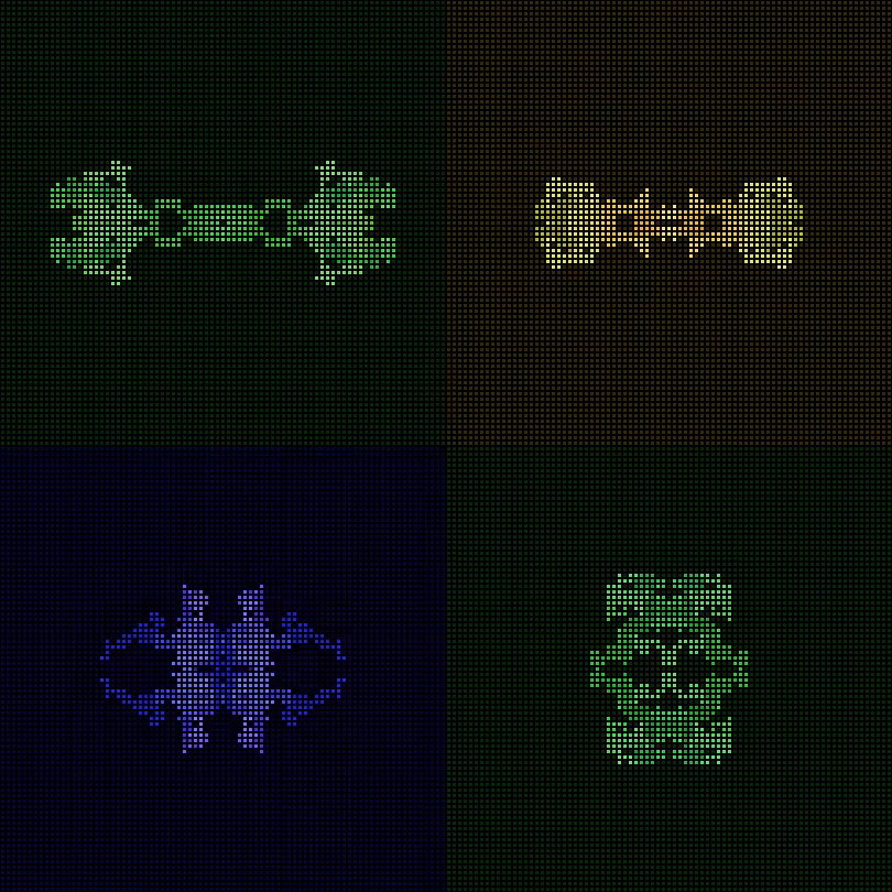Dither Creatures 2x2 #101