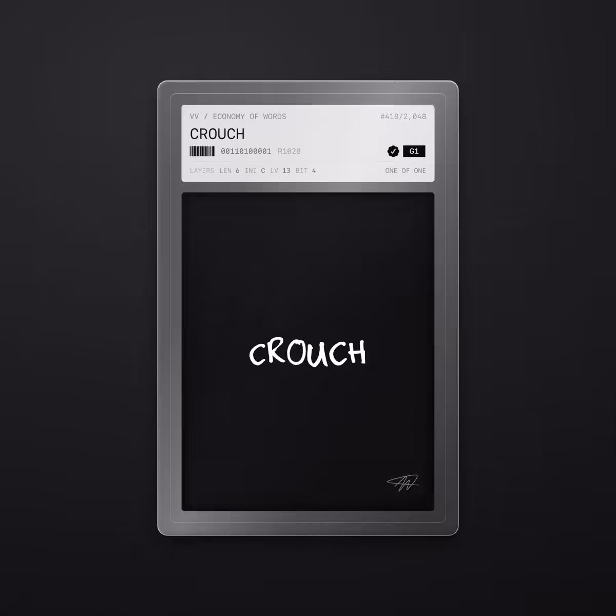 CROUCH · #418