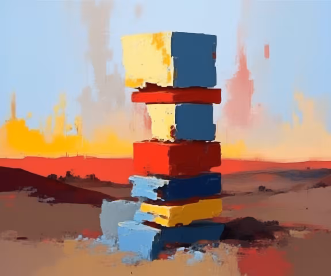 Painted Slabs #63