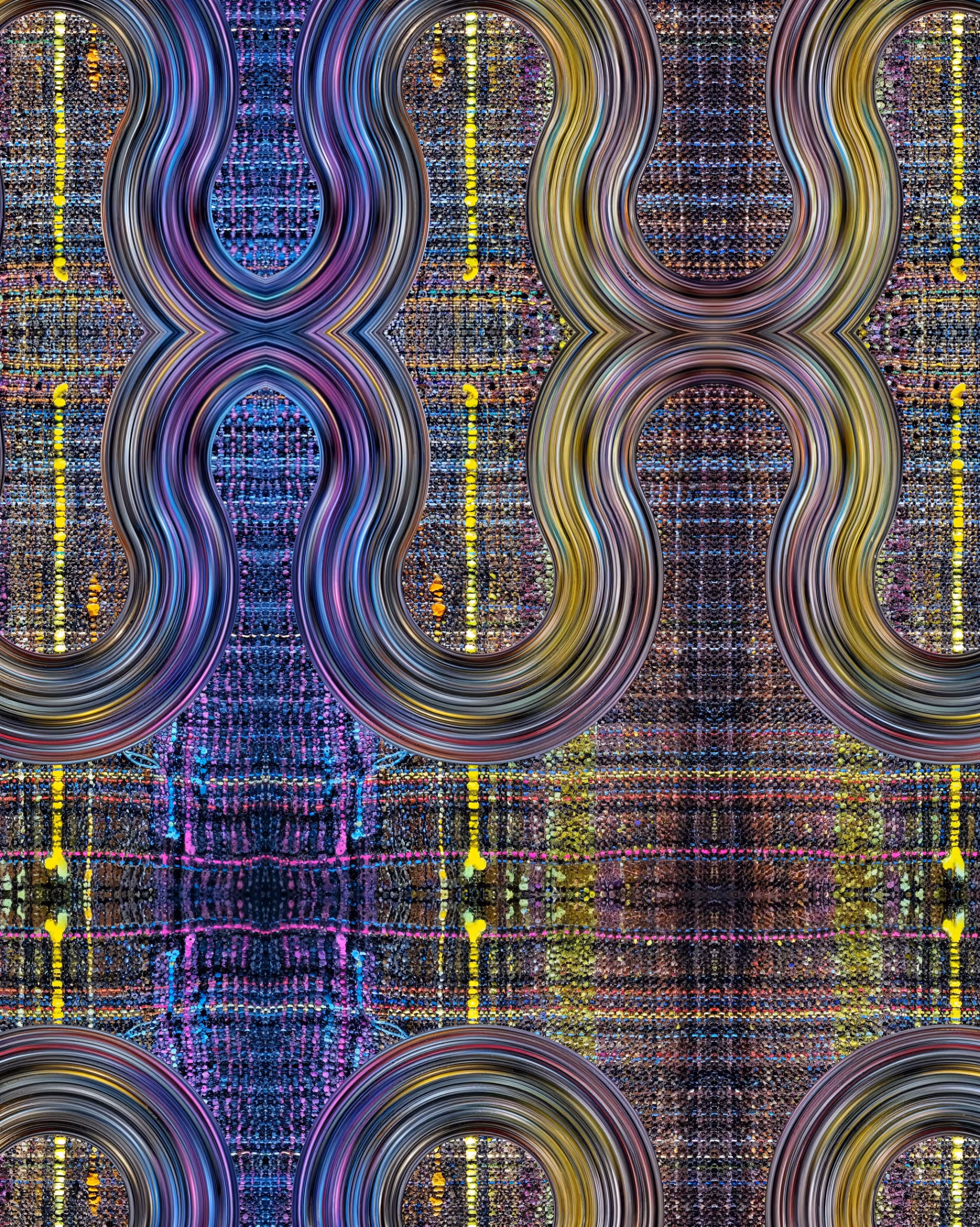 Fiber Art Inspirations: Glitched Weaving 001