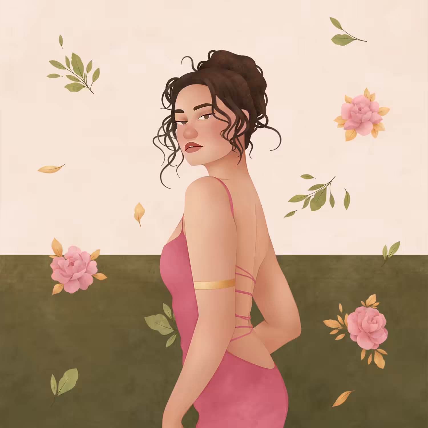The feeling of falling in love