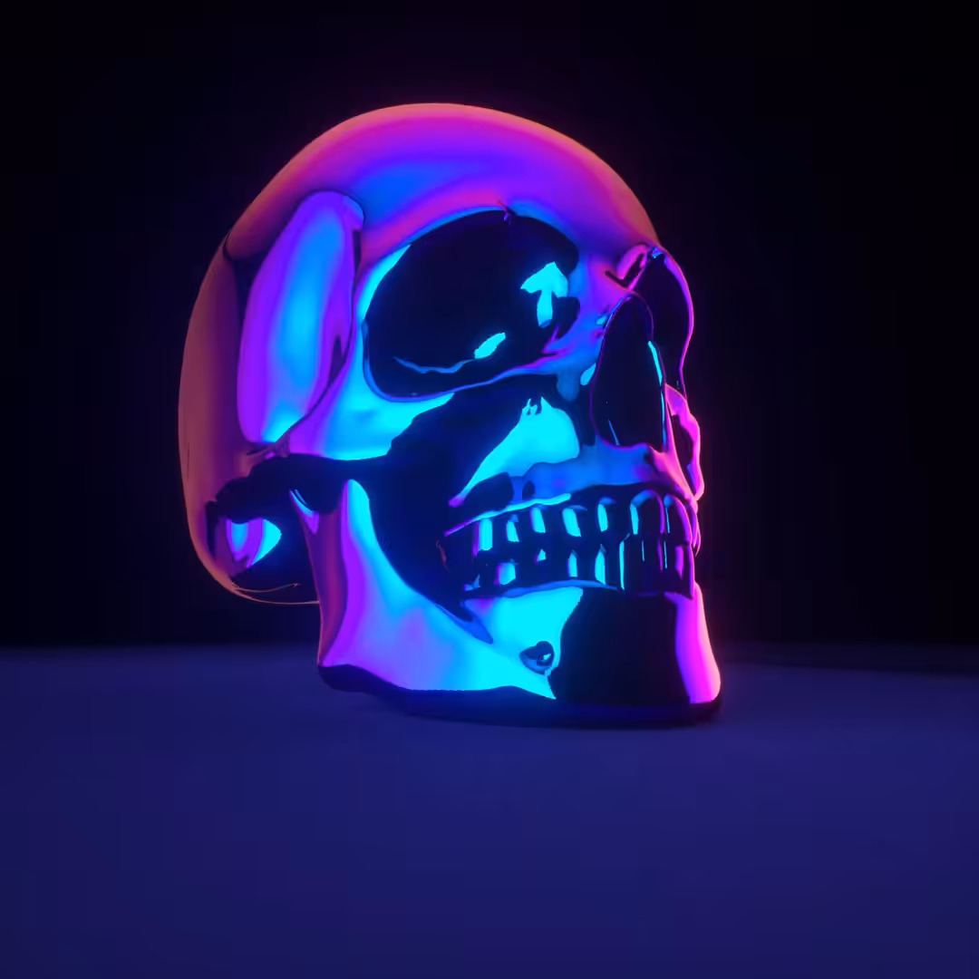 CHROME ON SKULL