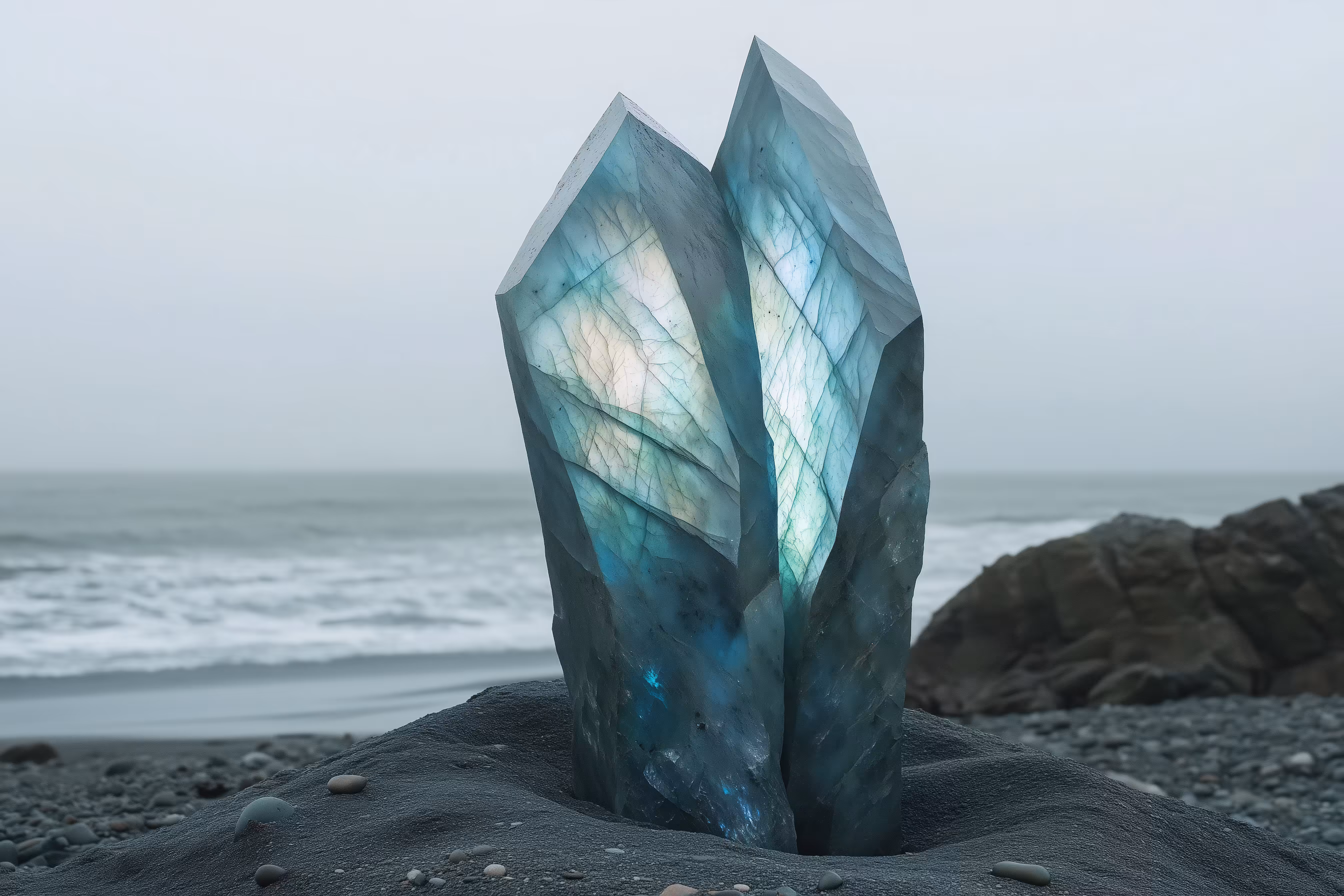Vertical Memory of Ice - Labradorite