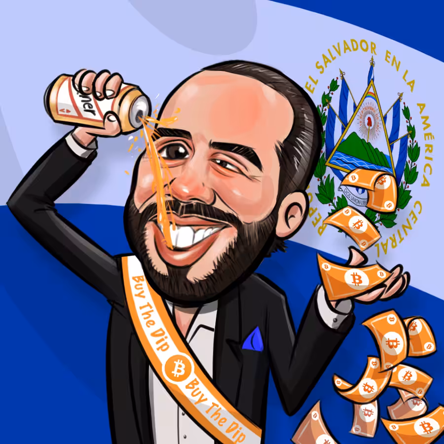 CryptoDrunk #45: Nayib Bukele 🇸🇻 - "We just bought the dip."