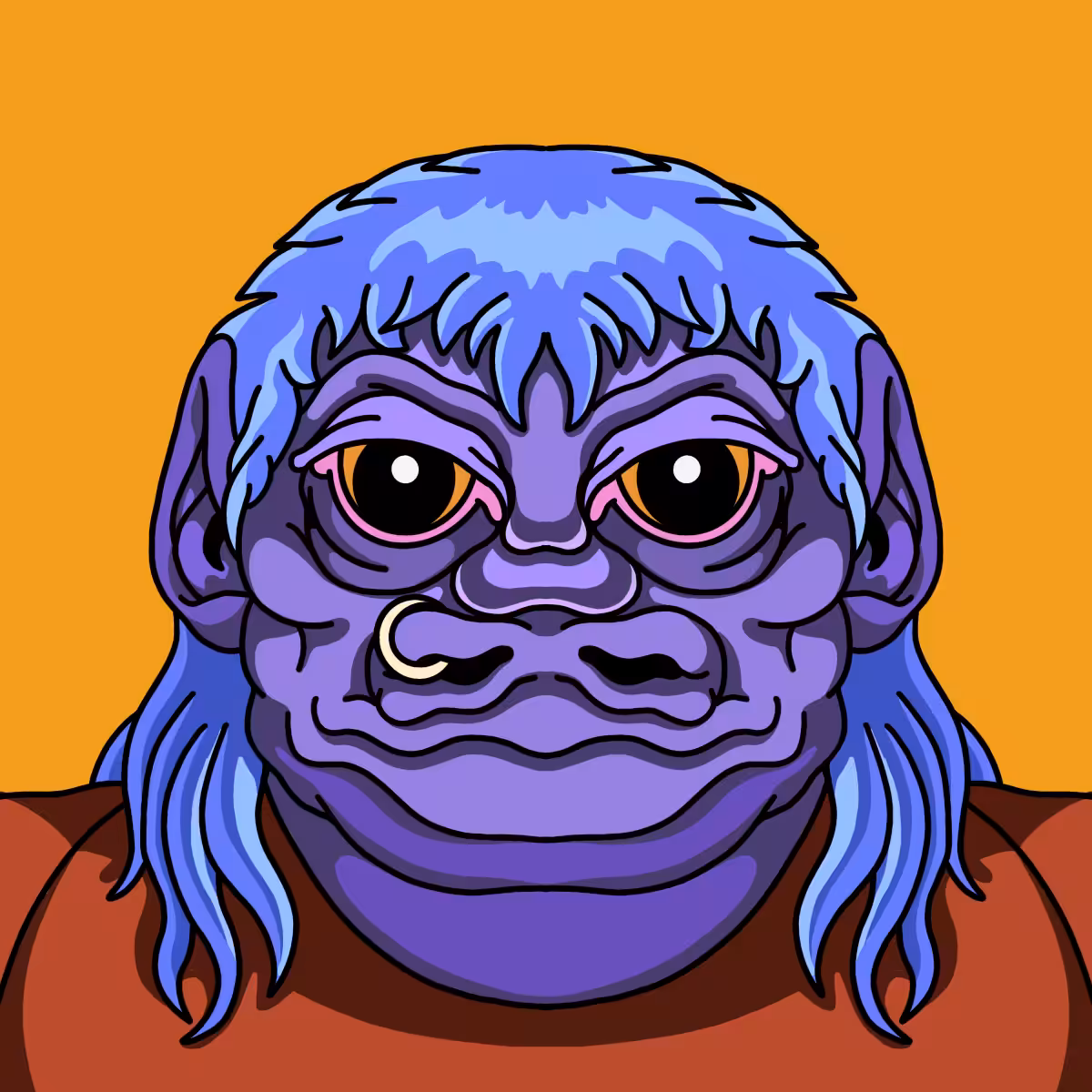 Hedz: |Hedz| Mullethead Purple