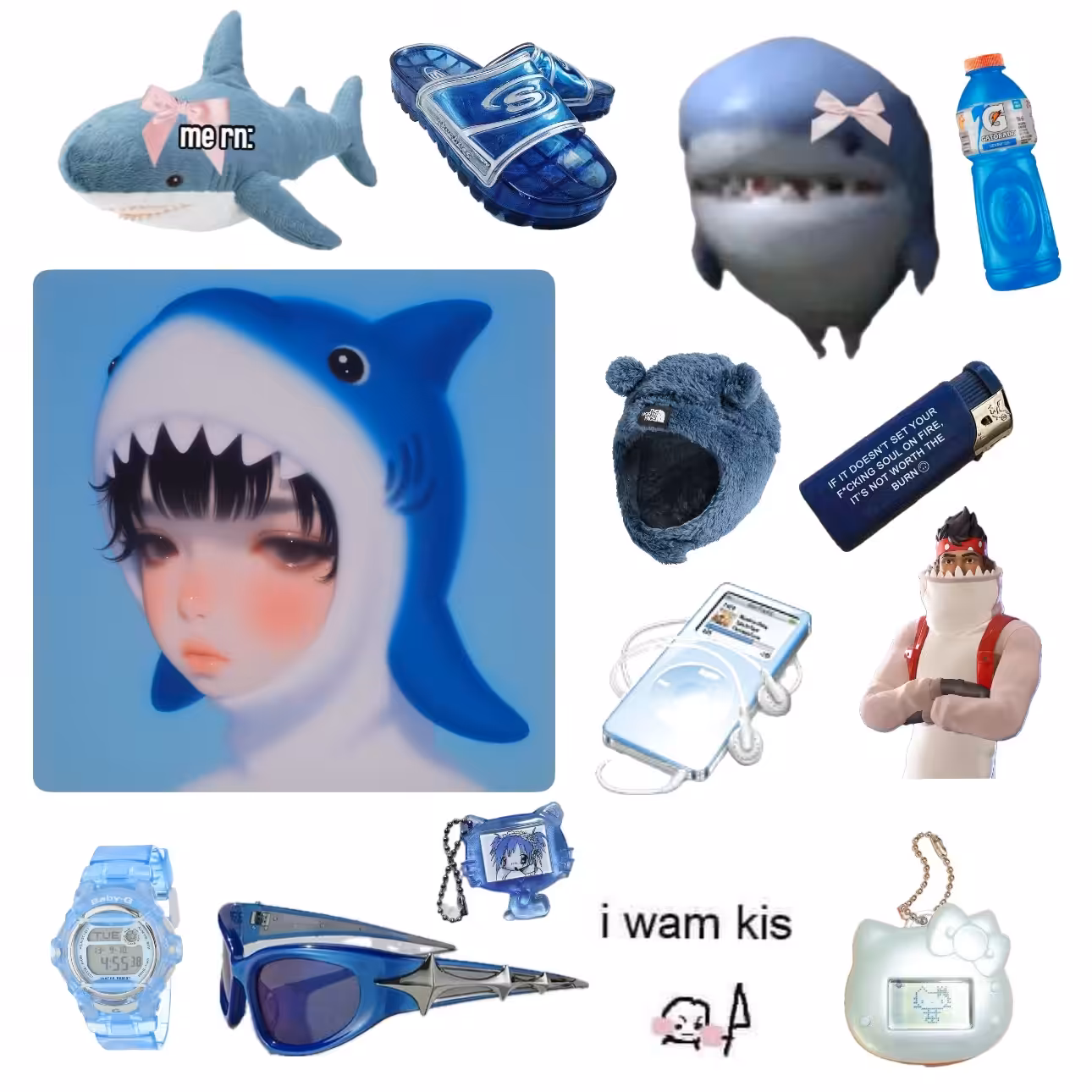 🪼⋆.ೃ࿔* Sharkcore starter pack 🦈๋࣭⭑