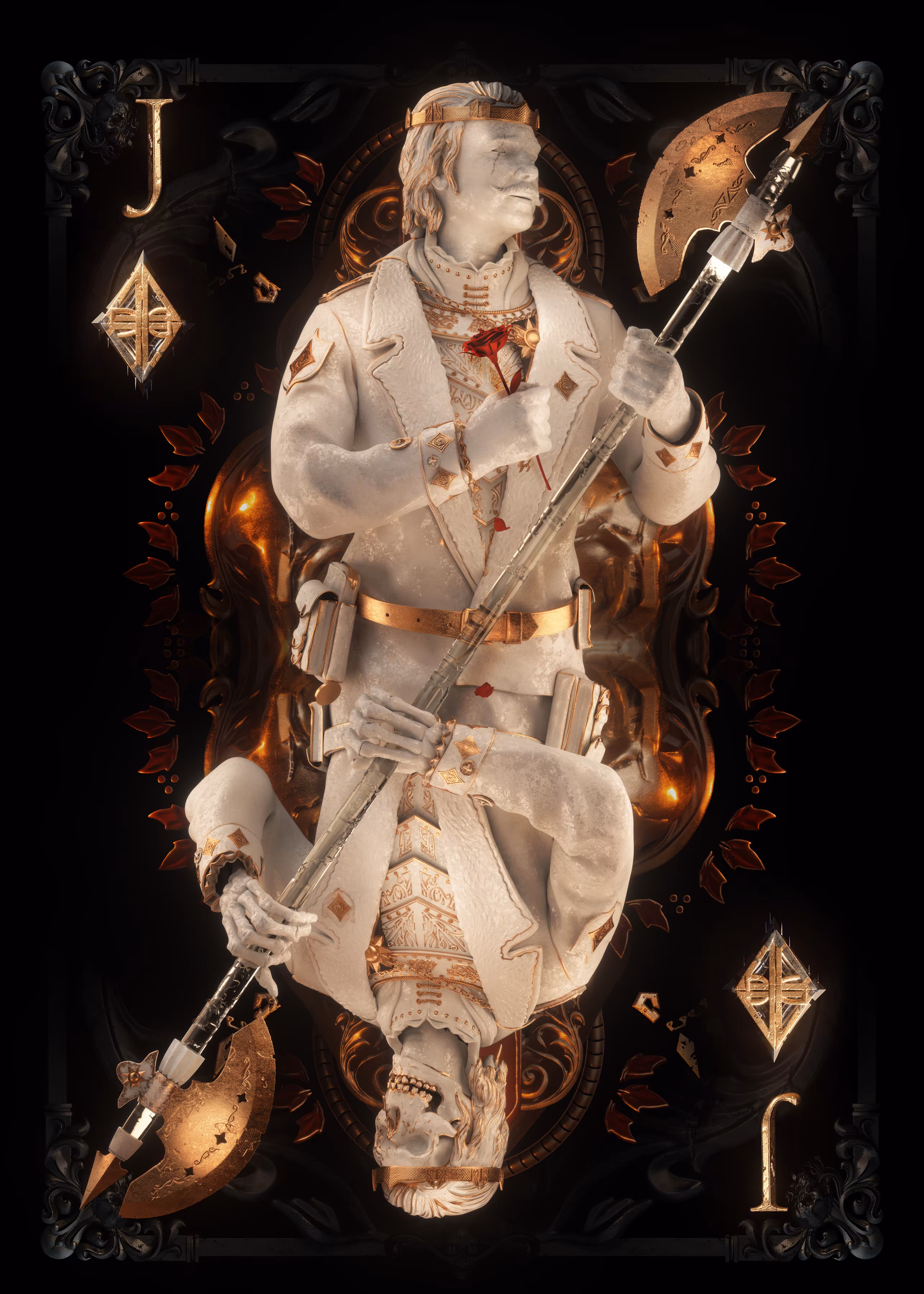 The Jack of Arms of Diamonds