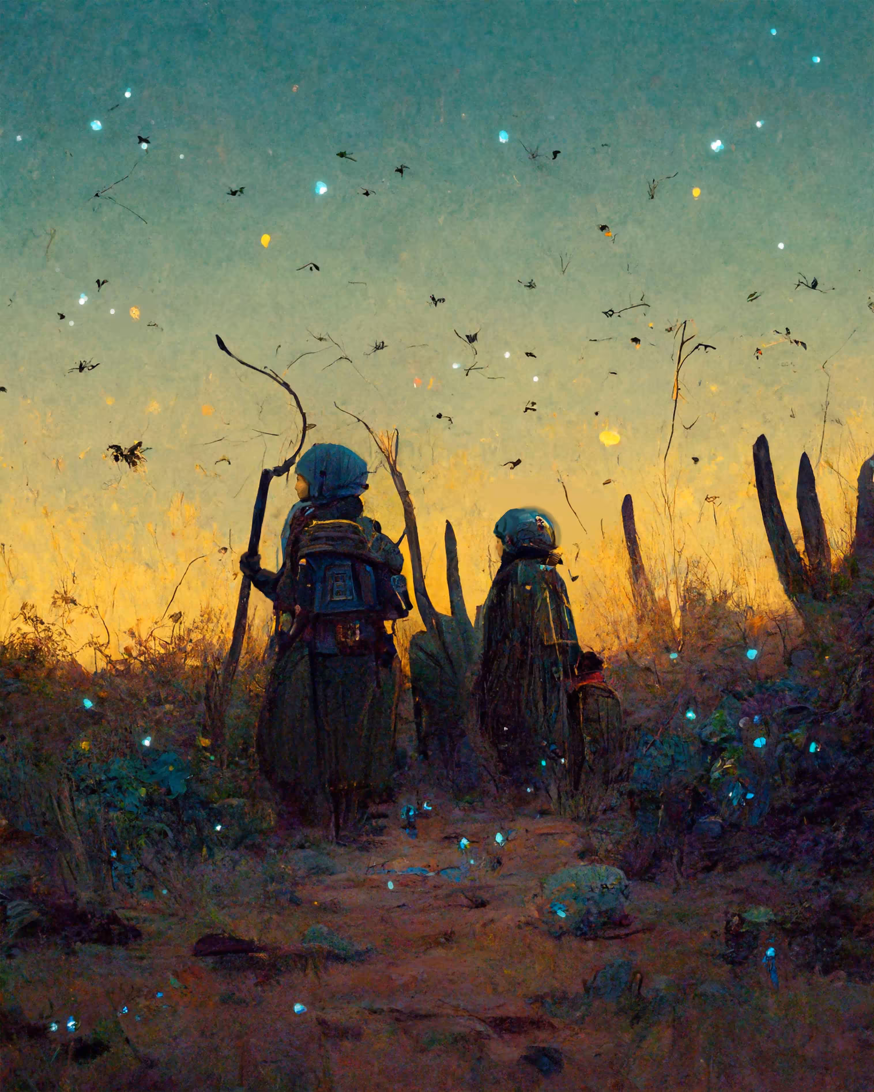 Desert Fireflies