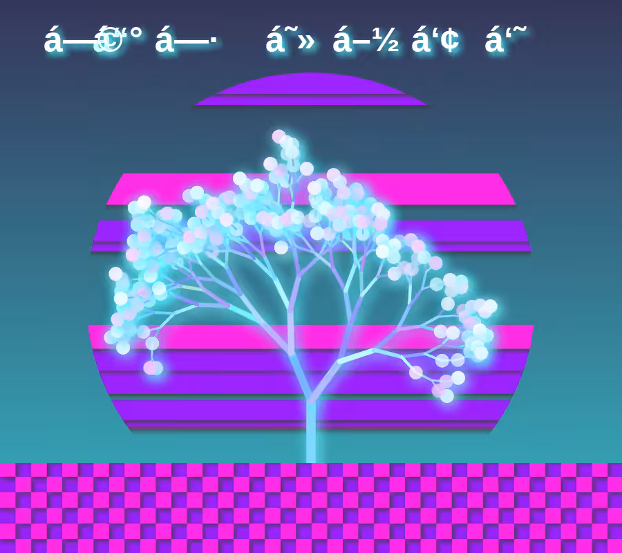 Vaporwave poster generator #18