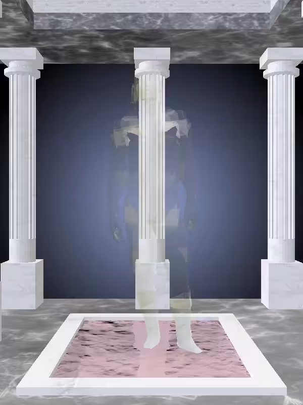 HeavenComputer: The Fading Threatening Matte Green Man #6220