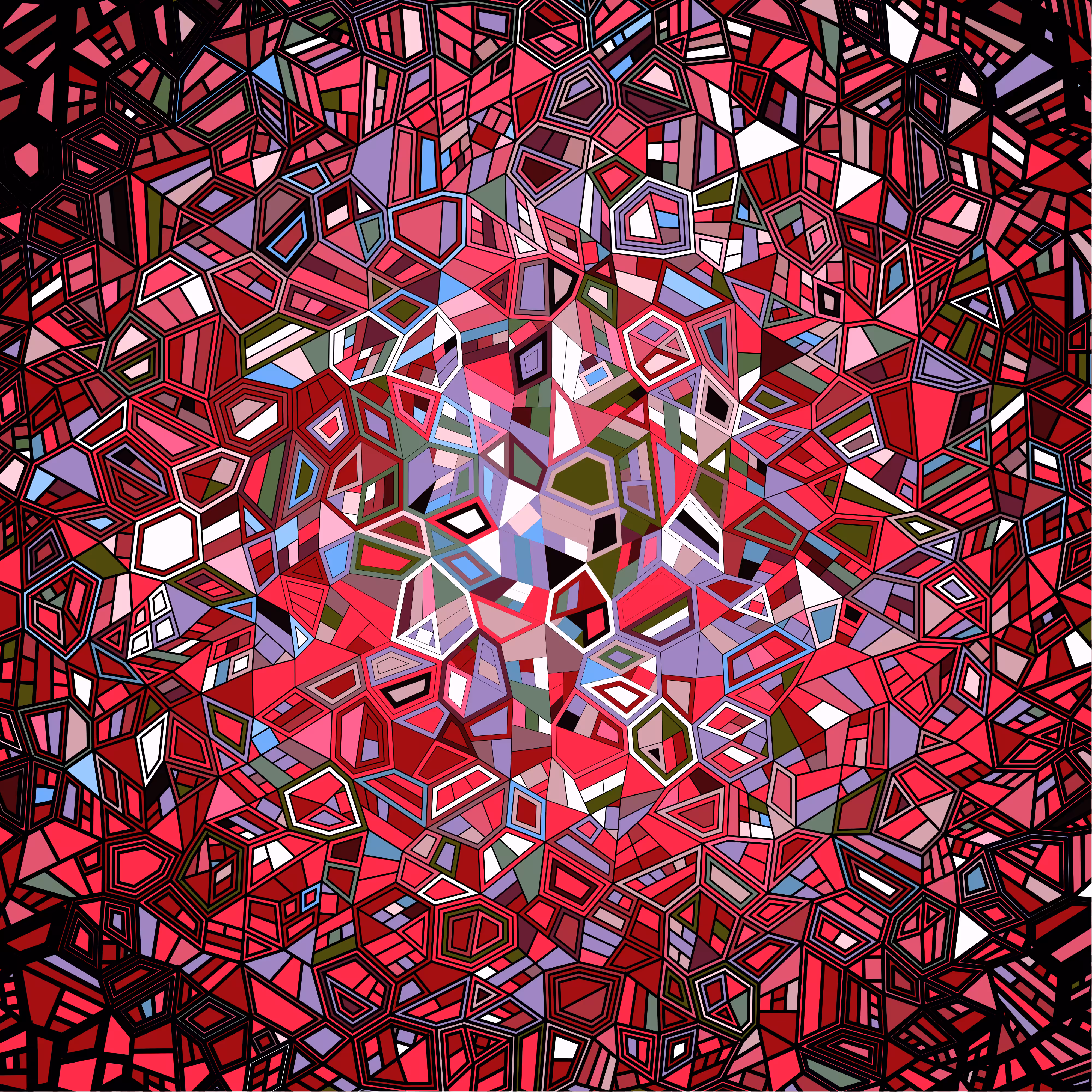 hex.radial.tullip