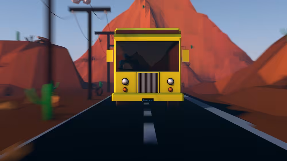 Low Poly Bus