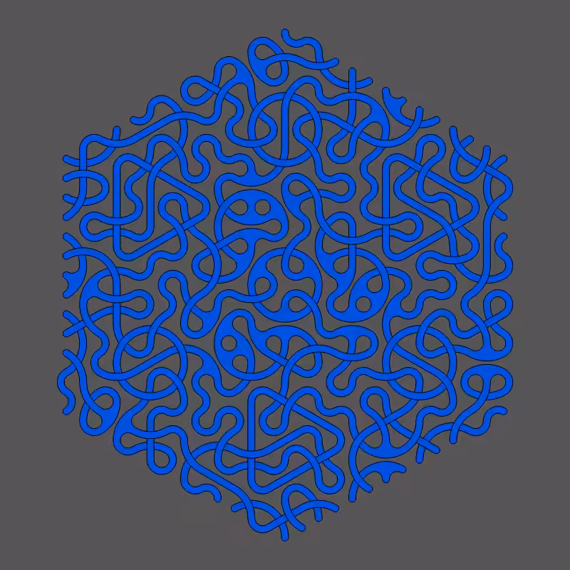 Threefold Symmetry - Dark Variations #445