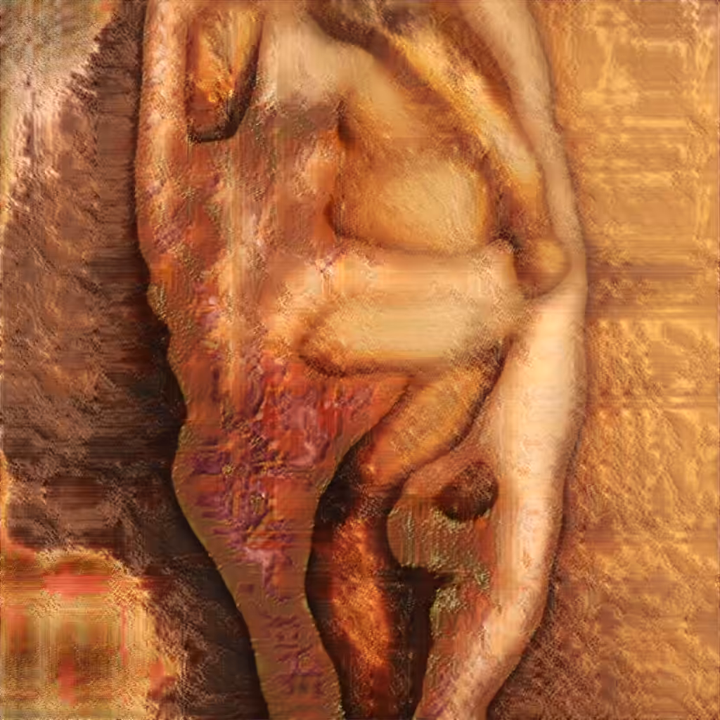 AI Generated Nude Portrait #7 Frame #74