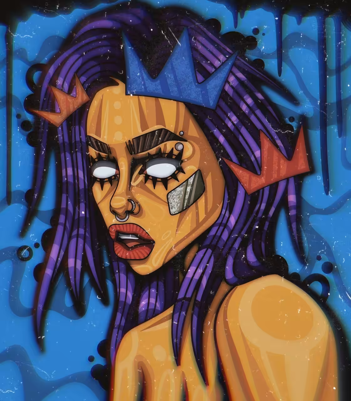 A queen in a dream
