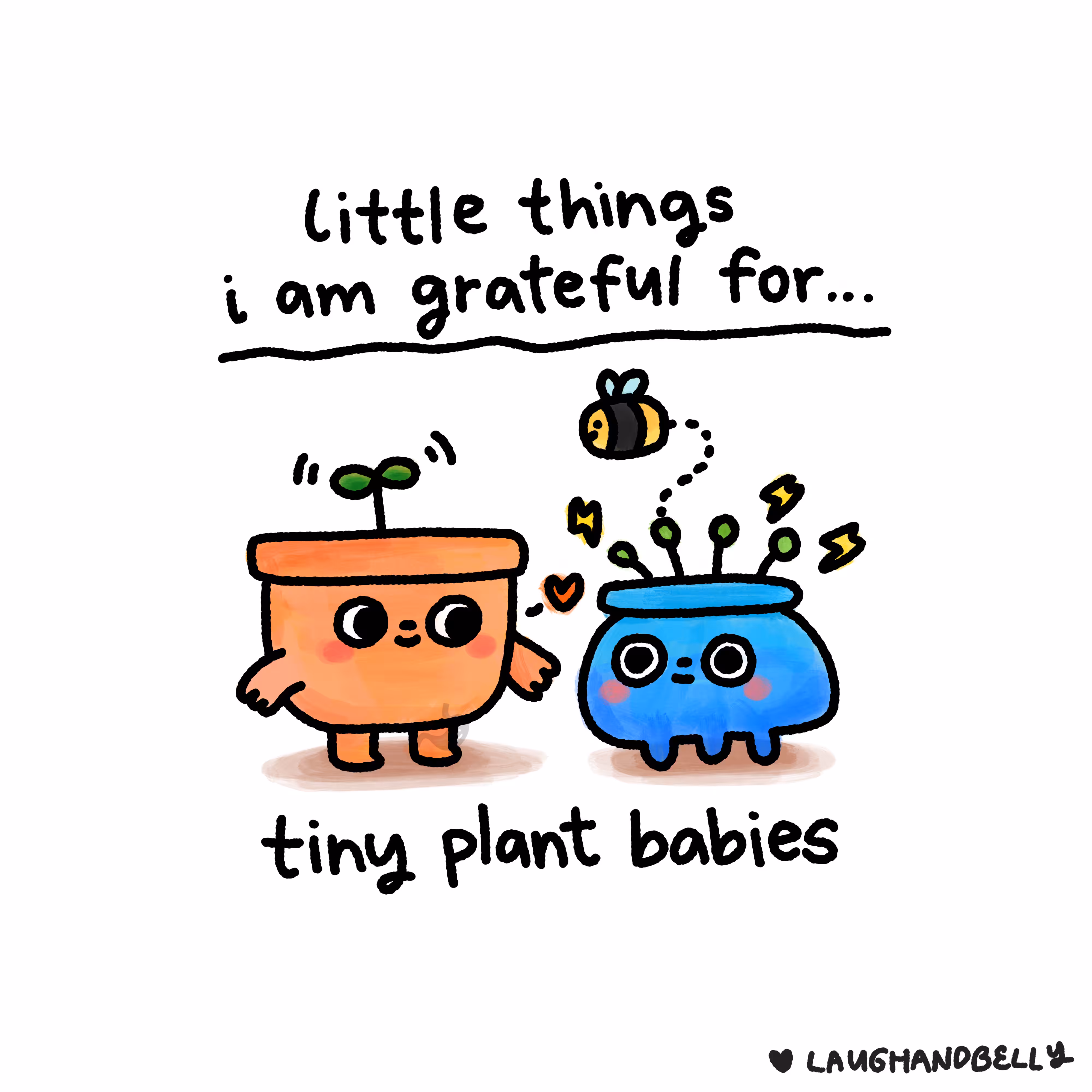 little things i am grateful for: Tiny Plant Babies