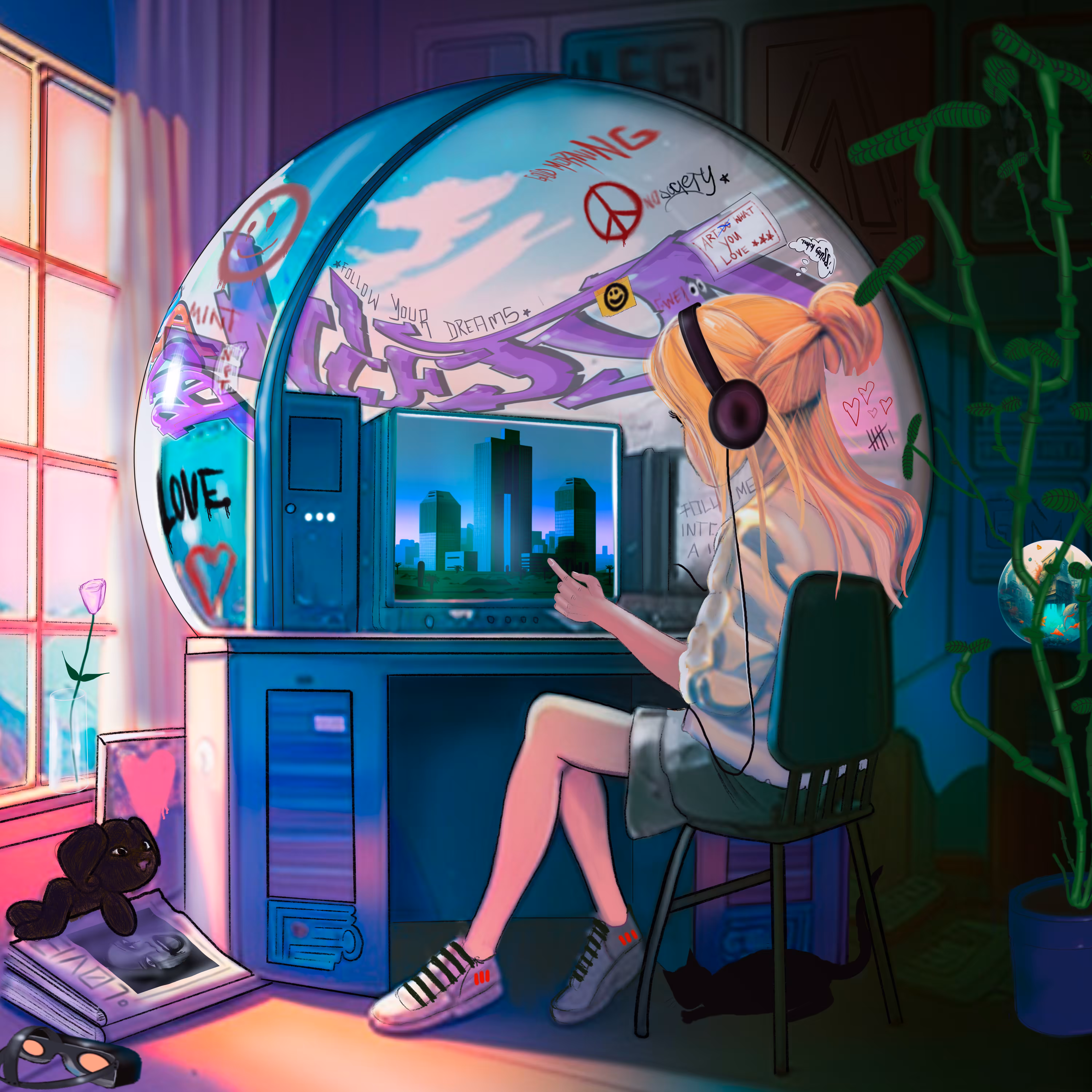 Girls desk