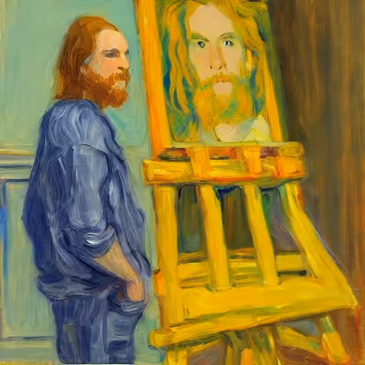 A portrait of the artist's artist