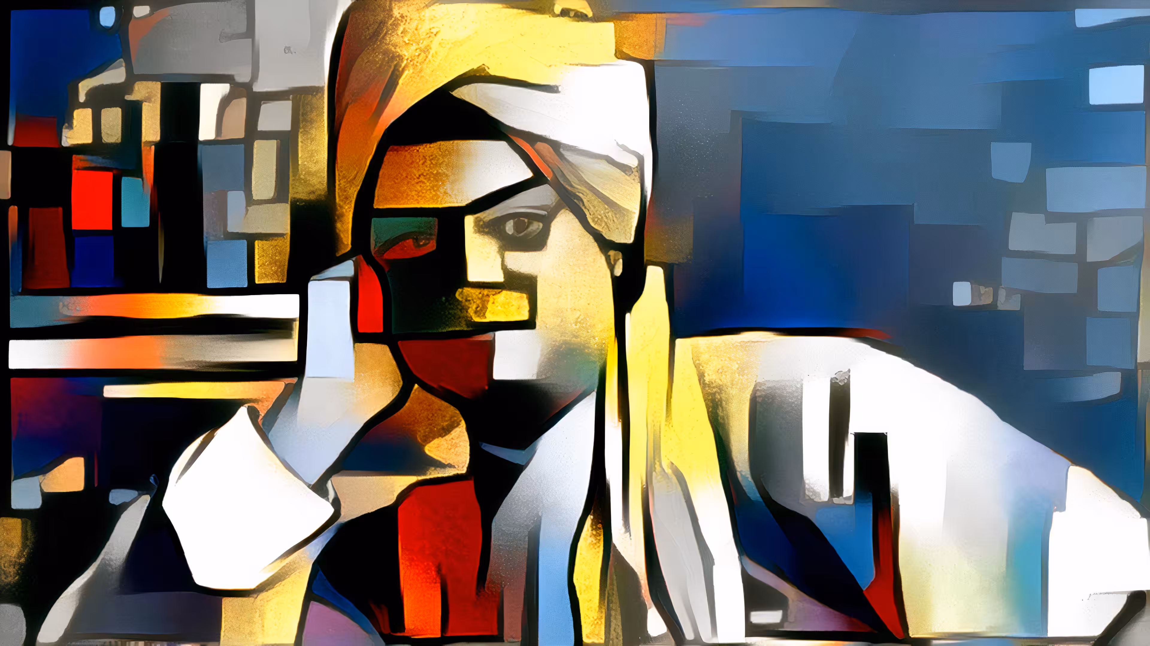 SWAMI VIVEKANANDA - AI ABSTRACT ART