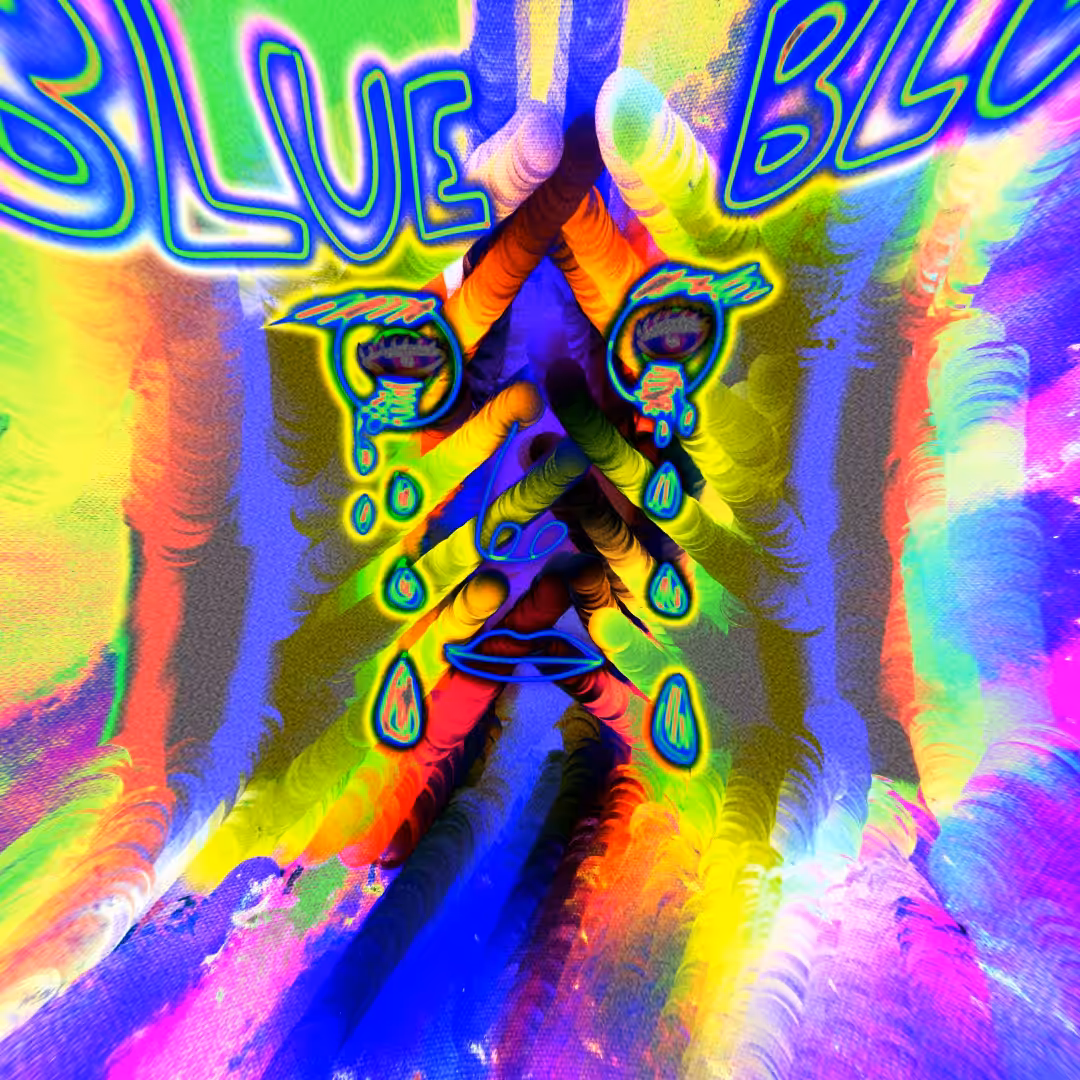 blue