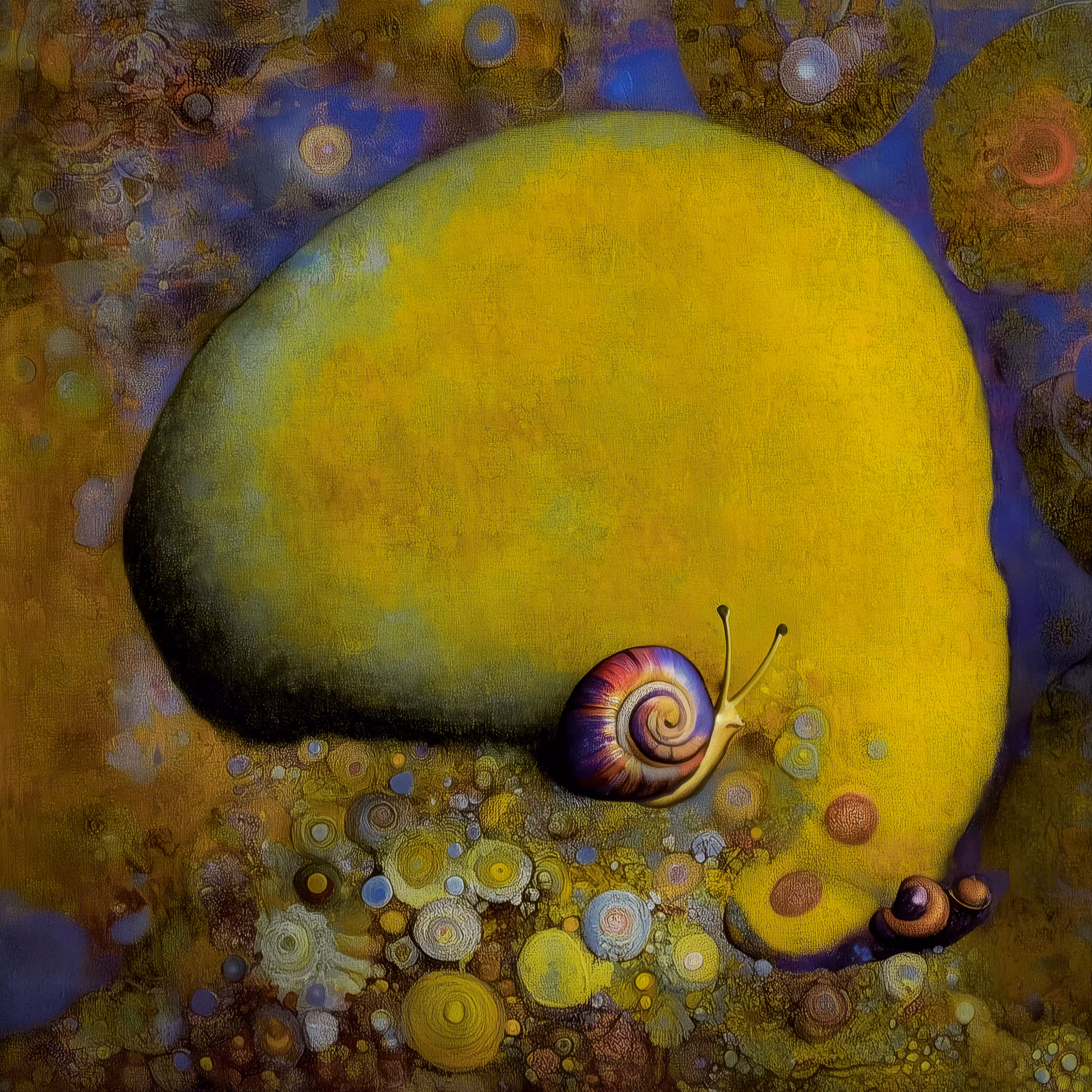 The Boulder and the Little Snail