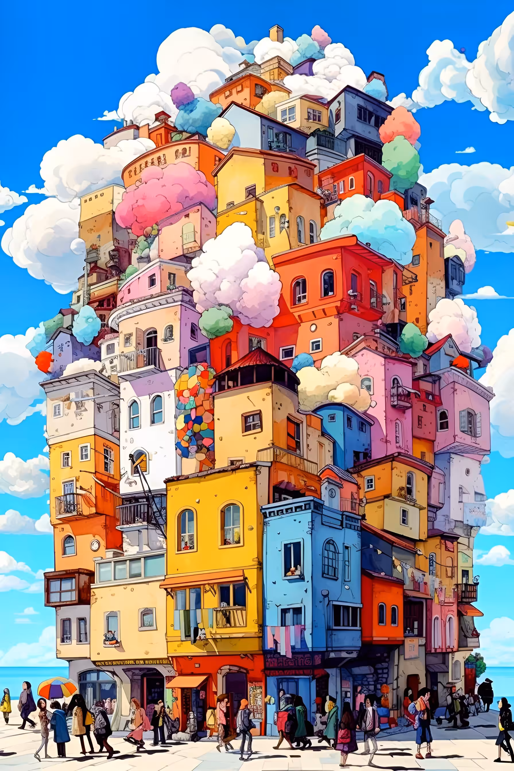tall mall by the sea