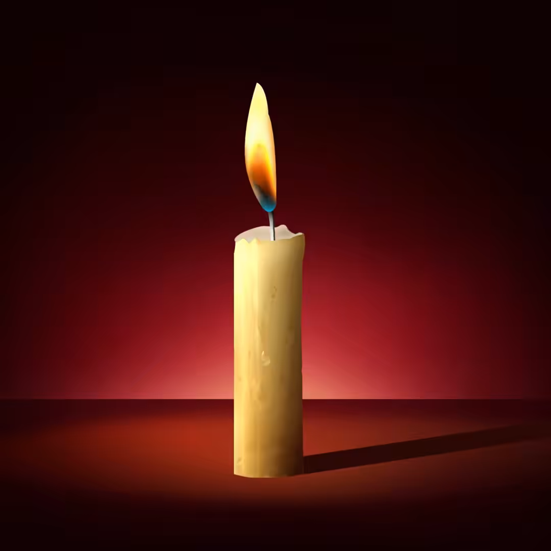 " Allegory with Candle "