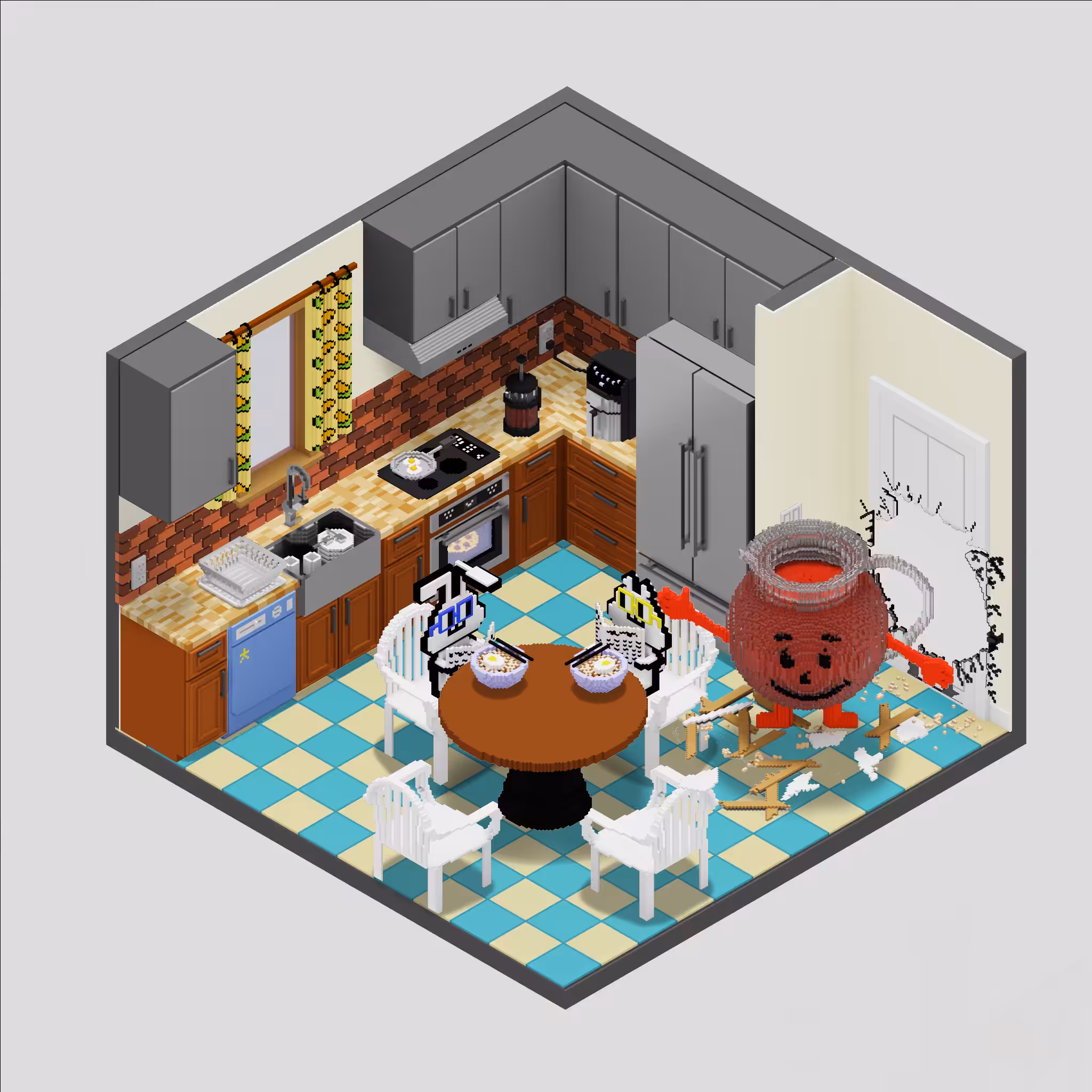Many-Rooms Interpretation: Kitchen: Kitchen #39