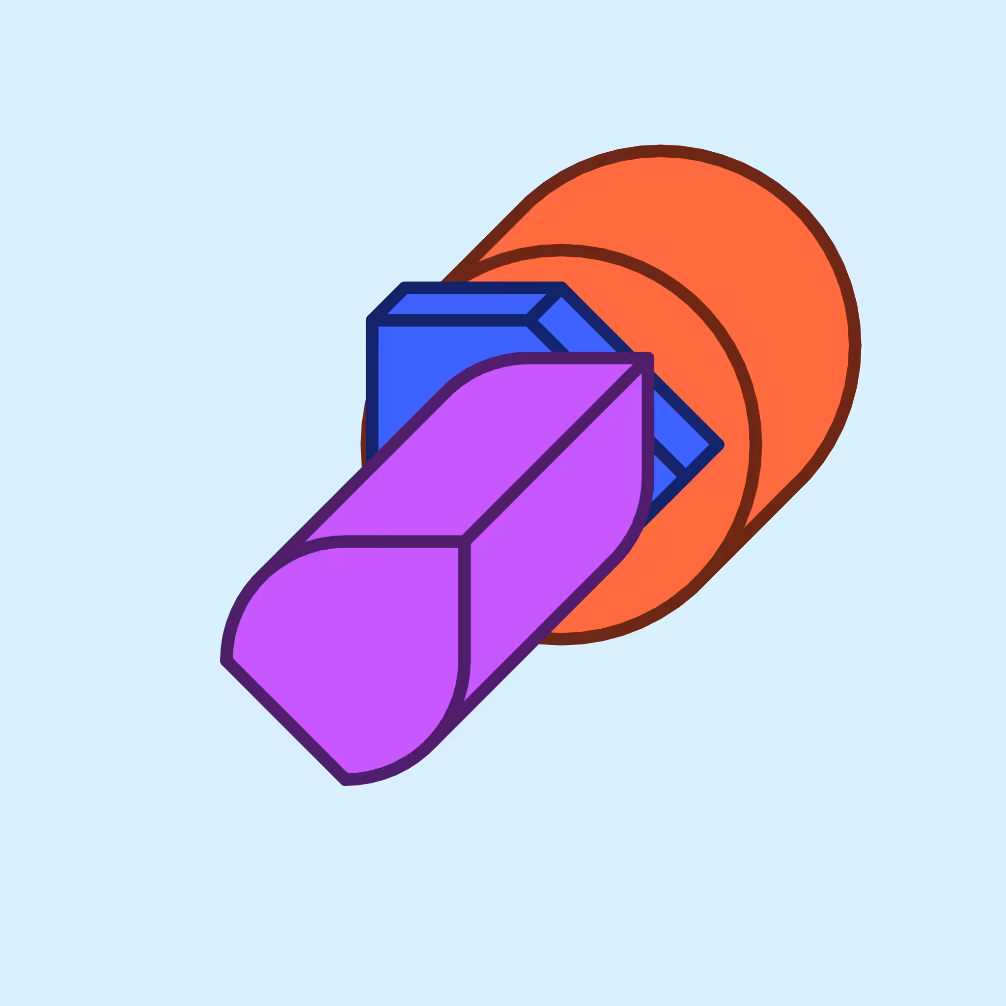 Calm shapes #1502