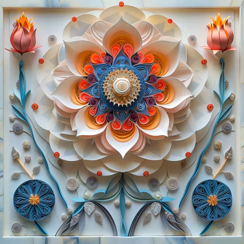 Quilled Paper Flower I