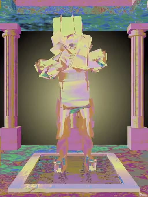 HeavenComputer: The Cheering Dusky Pale Pink Man #4360